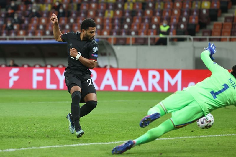 Serge Gnabry scored the winner for Germany